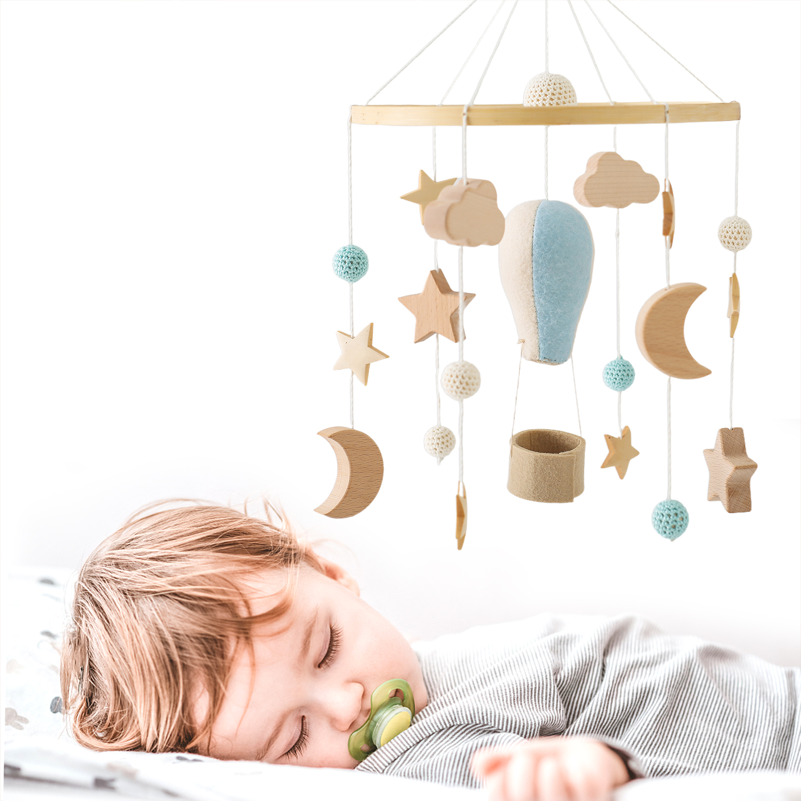 Montessori-Mobile fürs Babybett