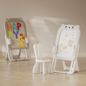 Bärenförmige magnetische doppelseitige Maltafel und Lego-Tafel