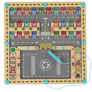 Magnetisches Parkhaus Kugelbahn-Spiel