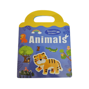 Tierisches Sticker-Beschäftigungsheft